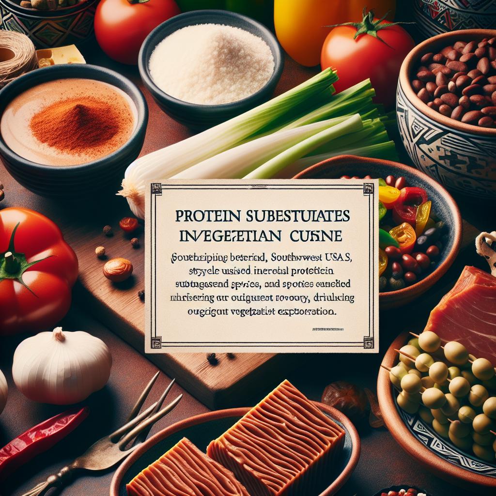 1 Protein substitutes in vegetarian Southwestern cuisine.jpg: Southwest USA Shopping