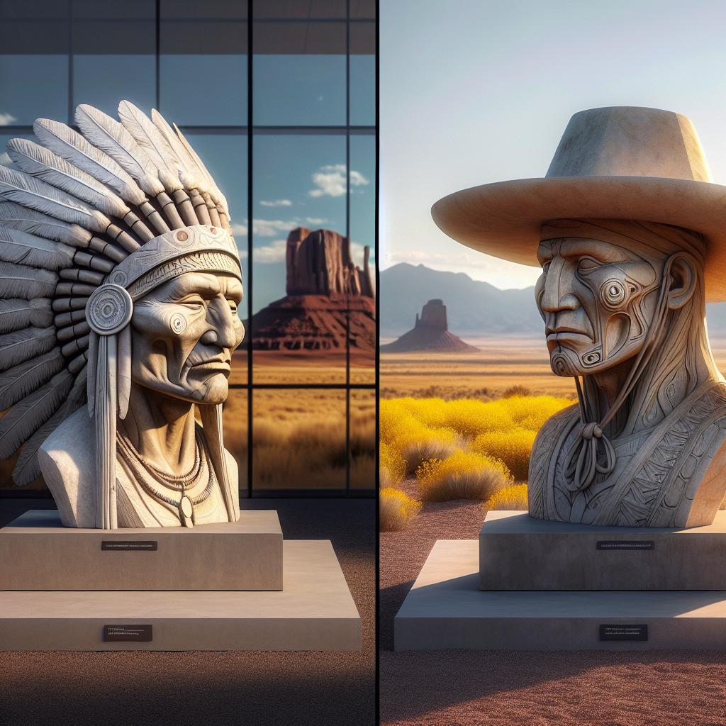 3 Comparison between Indigenous and nonIndigenous Southwest contemporary sculpture.jpg: Southwest USA Shopping