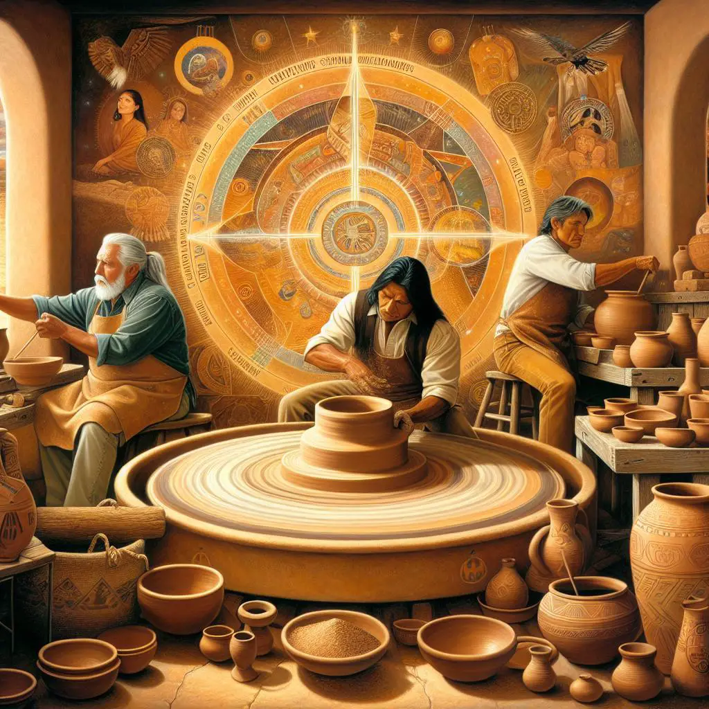 3 Connection between pottery creation and spiritual practices.jpg: Southwest USA Shopping