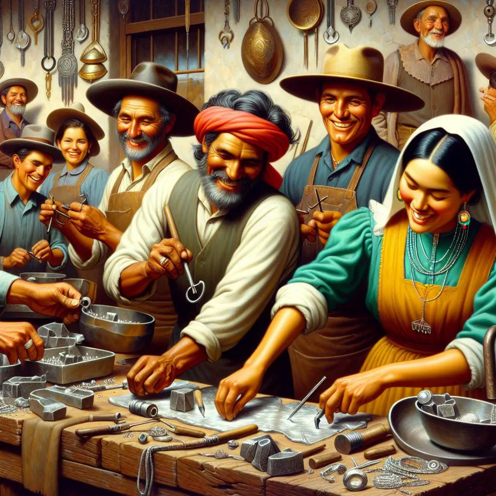 Important figures in southwestern silver crafting.jpg: Southwest USA Shopping