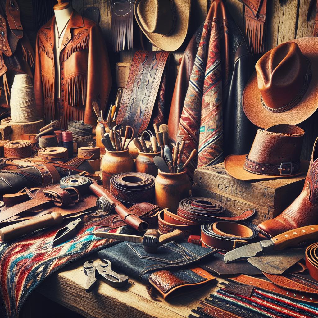 Key leatherworking techniques in Southwest traditional apparel.jpg: Southwest USA Shopping