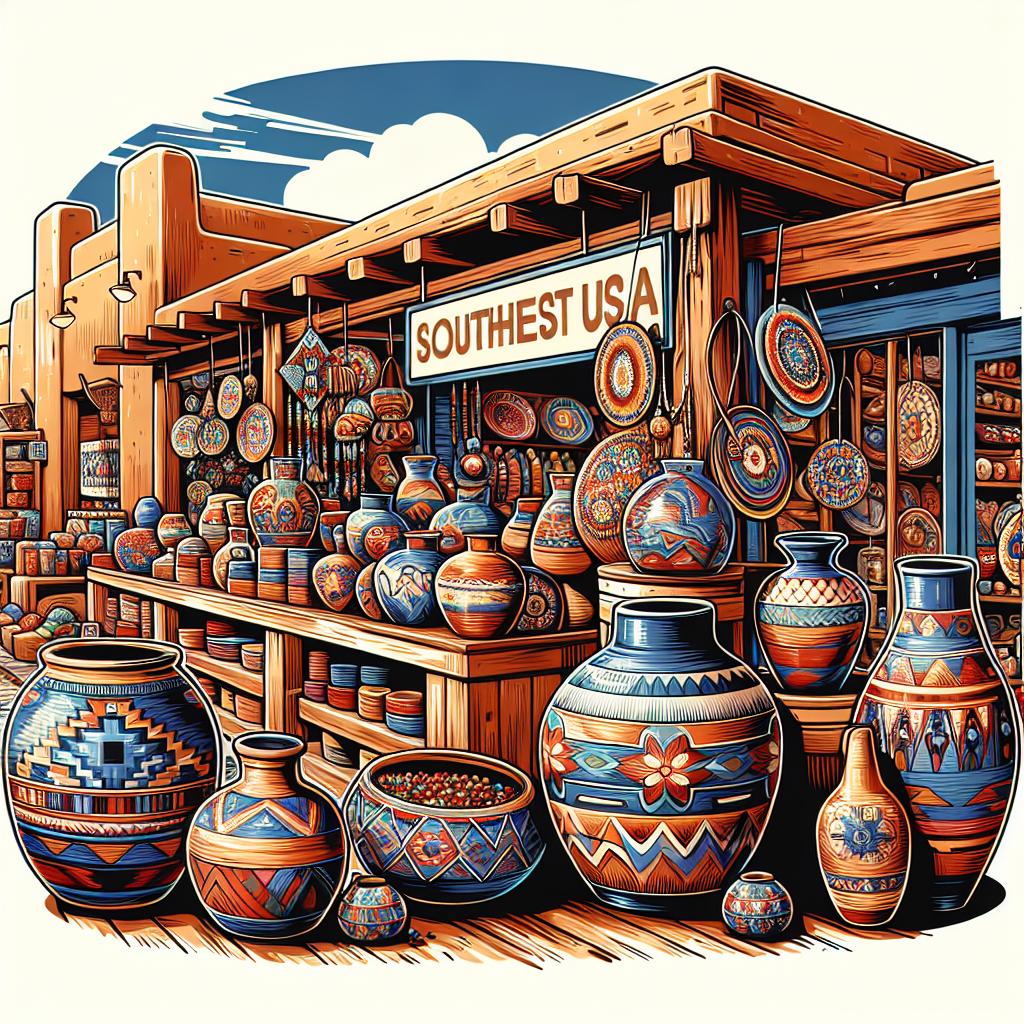 Native American pottery techniques and materials.jpg: Southwest USA Shopping